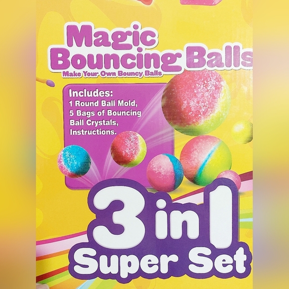 Creative Kids 3 in 1 Super Set (Sand Art, Clay‎ Art, Magic Bouncing Balls) - Picture 6 of 11